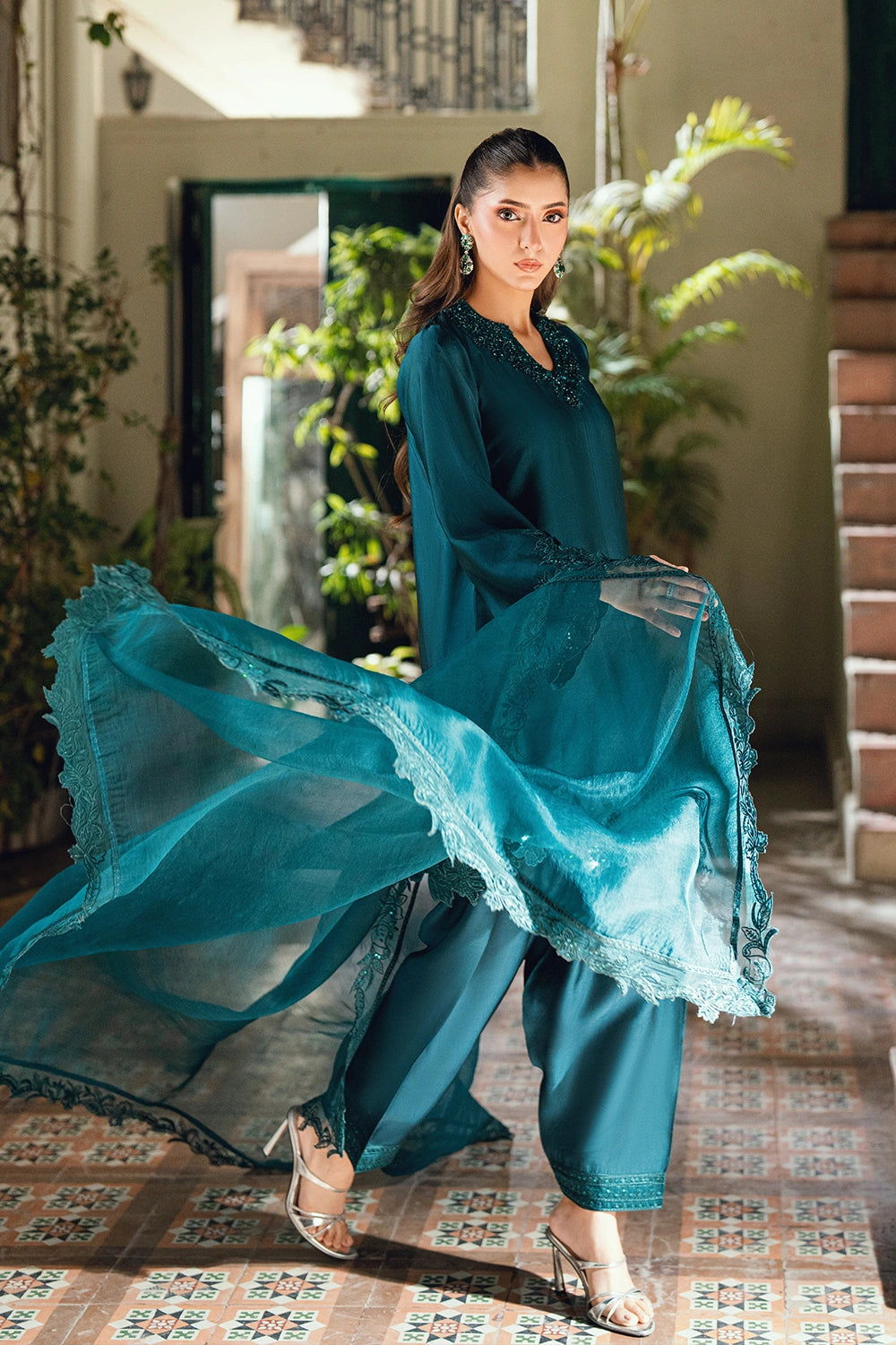 Teal Tiara