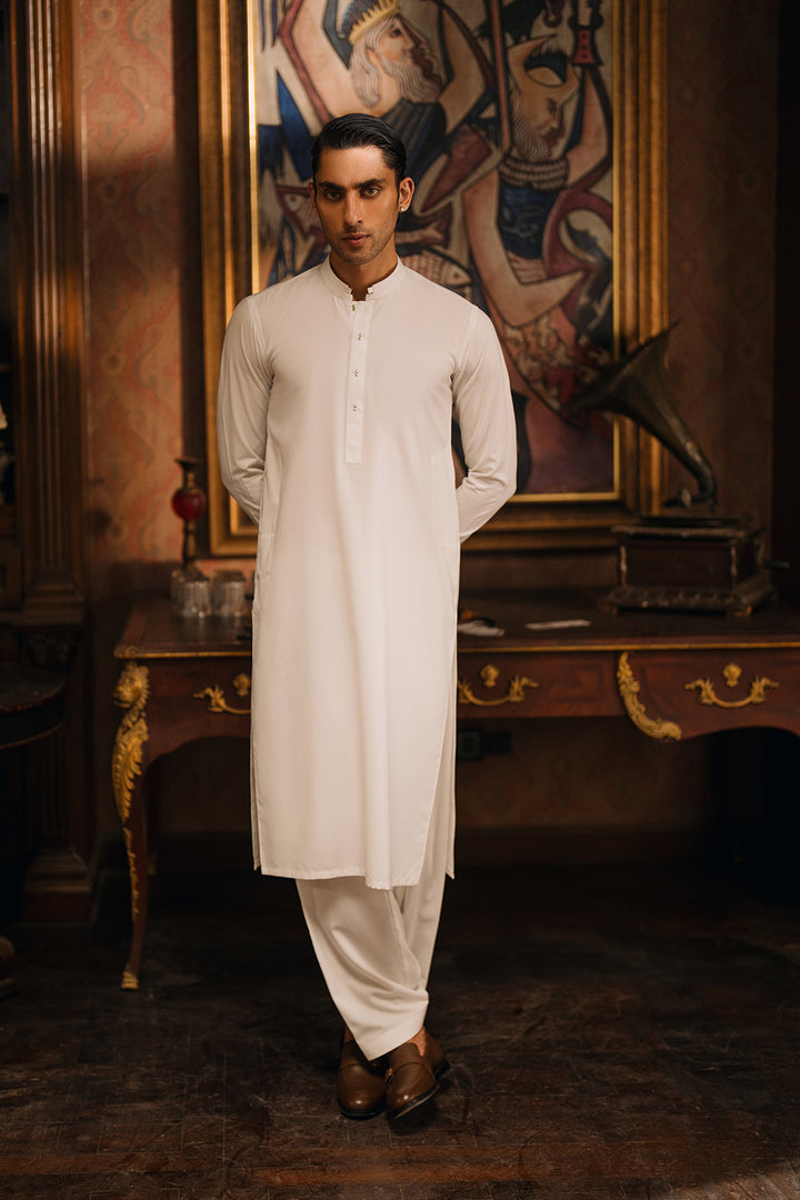 Off White  Shalwar Kameez