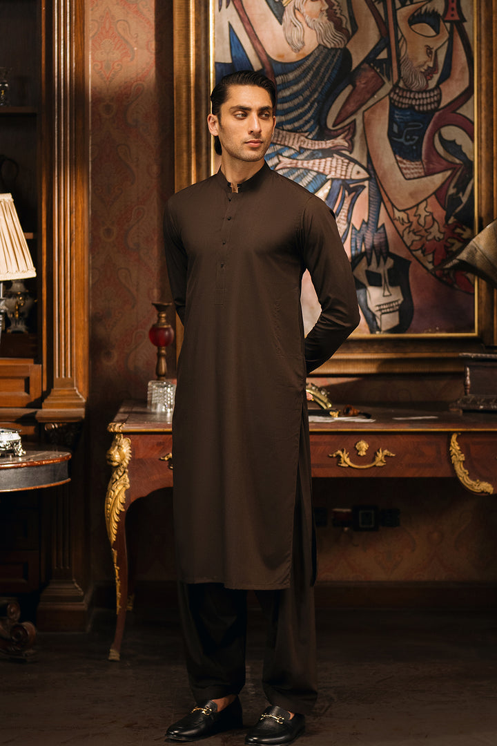 Cocoa Brown  Shalwar Kameez