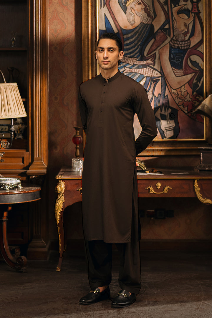 Cocoa Brown  Shalwar Kameez