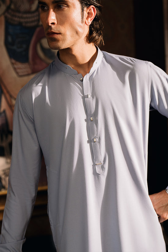 Ice Blue Shalwar Kameez