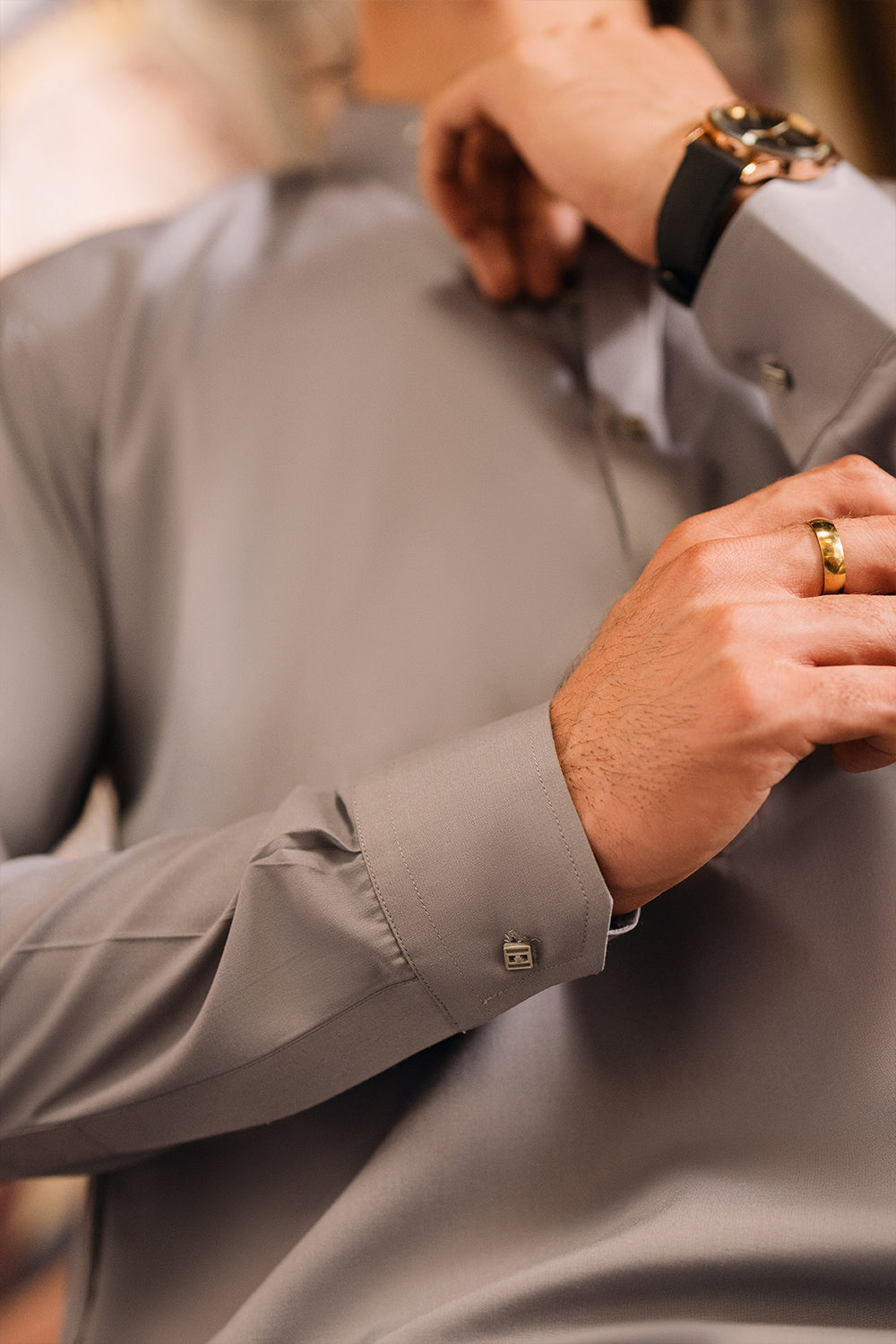 Arona Grey Shalwar Kameez