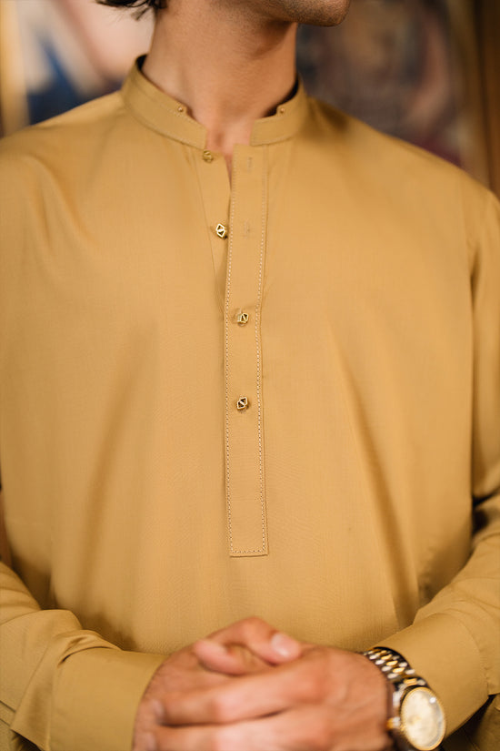 Honey Gold Shalwar Kameez