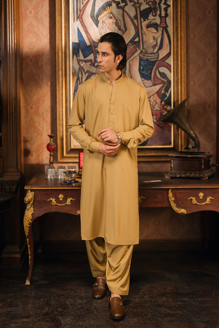 Honey Gold Shalwar Kameez
