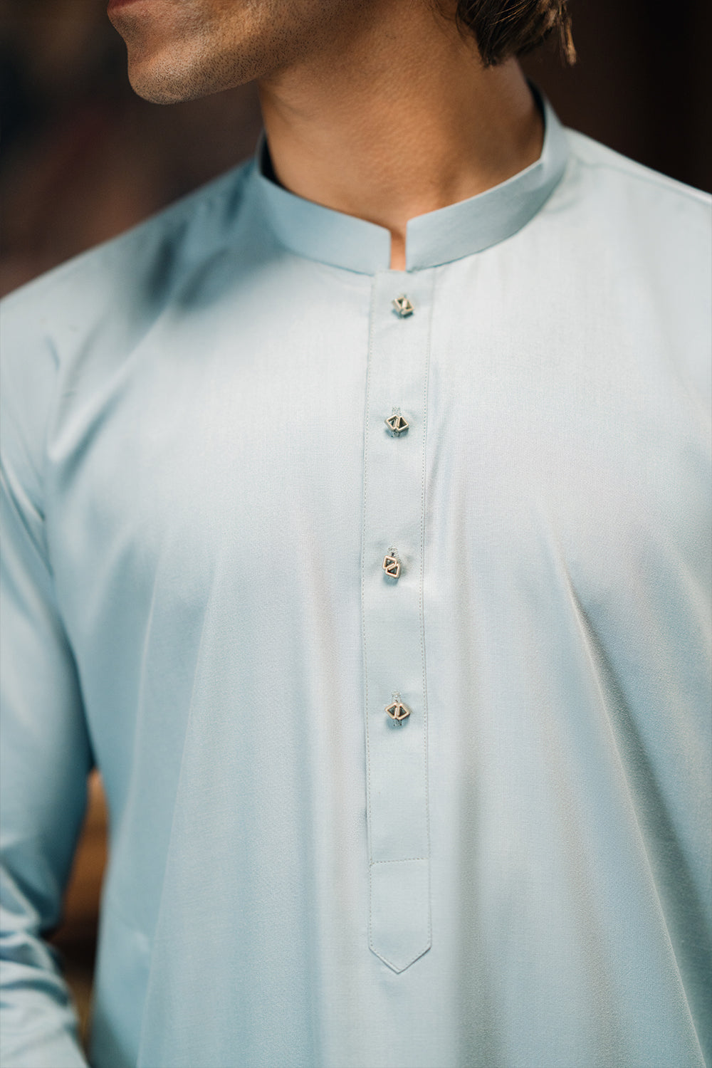 Silt Green Shalwar Kameez with Waistcoat