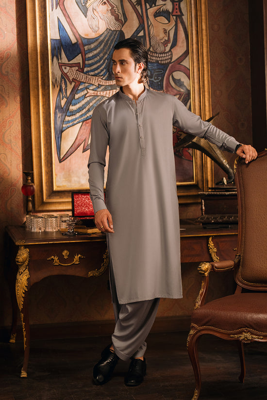 Arona Grey Shalwar Kameez