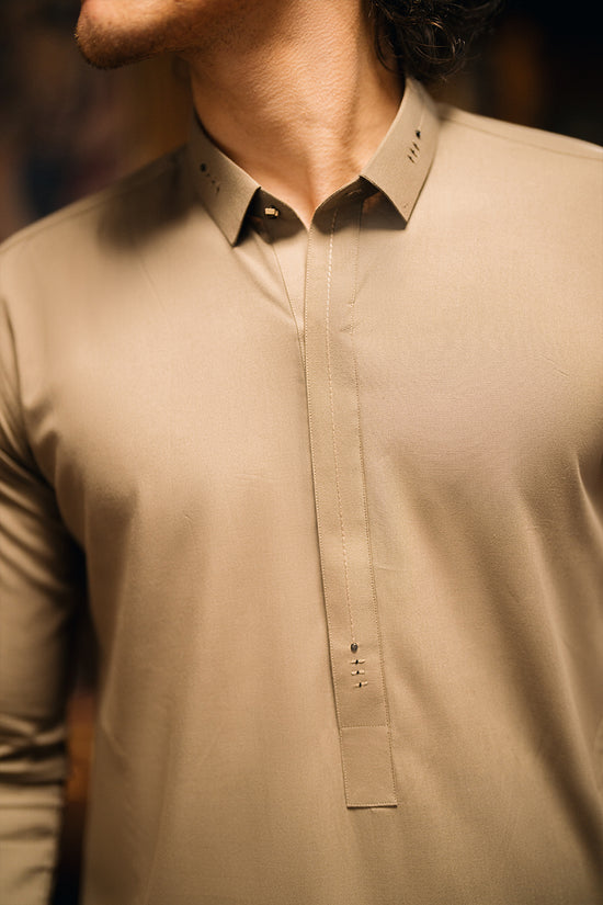 Affogato Beige Shalwar Kameez